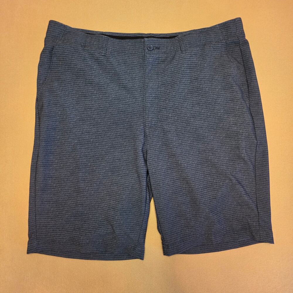 Bolle Blue Striped Performance Golf Shorts Sz 38